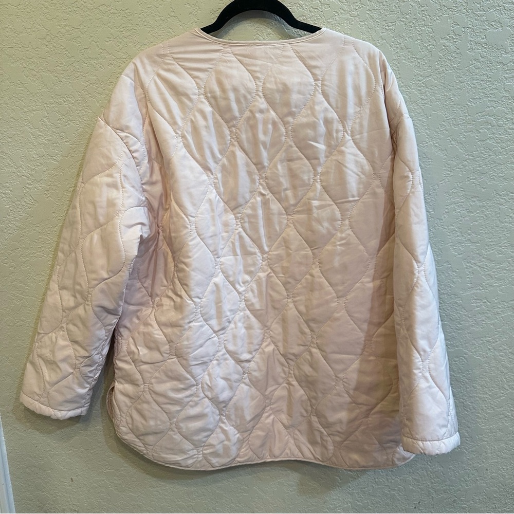 PrettyGarden Chic XL Baby Pink Puffer Quilted Winter Coat - Picture 2 of 7